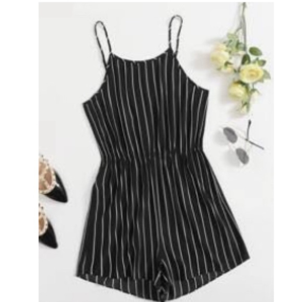 Pinstripe Romper